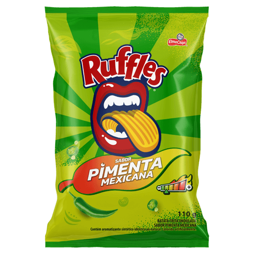 BATATA FRITA RUFFLES 110G-PC PIM MEX