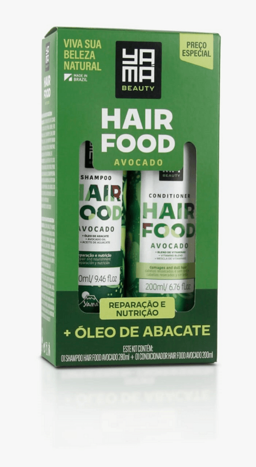 Kit Yama Hair Food Sh+Co 280+ 200ml Avocado/Oleo D