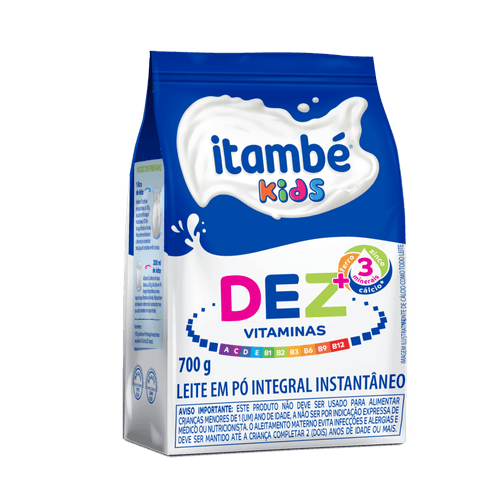 LEITE EM PO ITAMBÉ 10 VITAMINAS 700G-SACHE