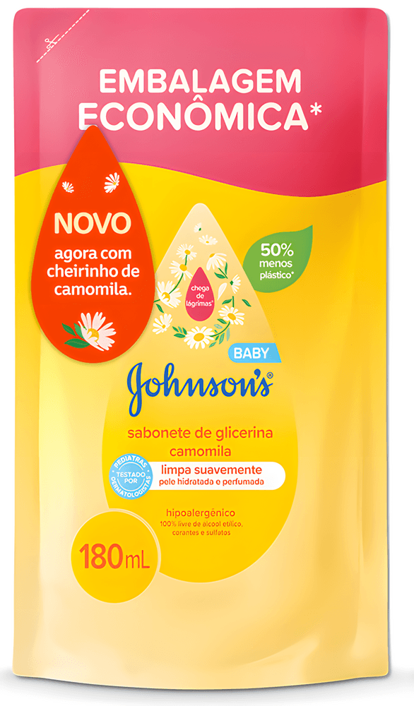 Sabonete-Liquido-de-Glicerina-da-Cabeca-aos-Pes-Camomila-Johnson-s-Baby-Sache-180ml-Embalagem-Economica