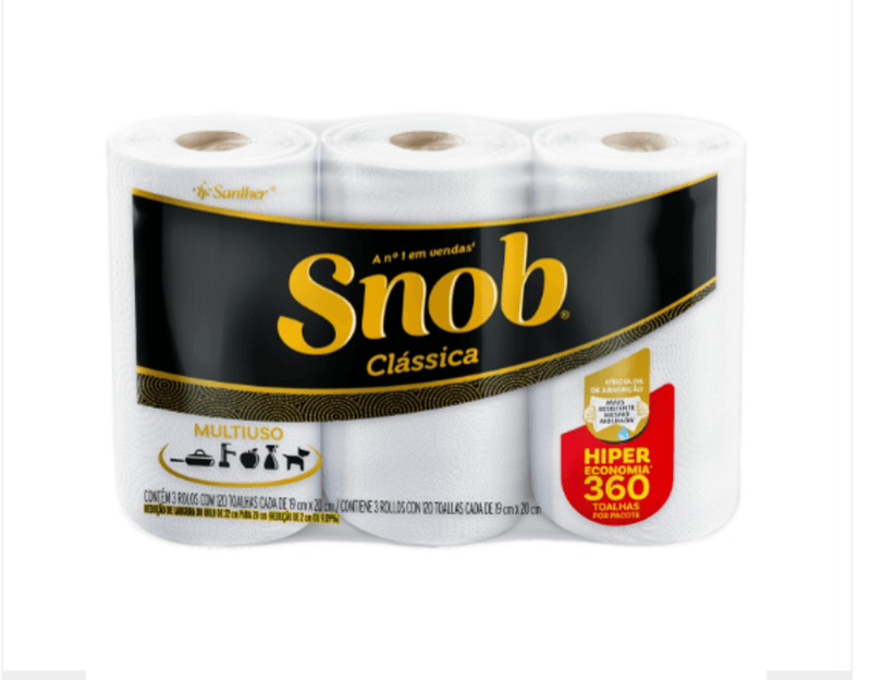 Toalha-de-Papel--SNOB--Hiper-Economia-Com-3-Rolos-Com-120-Toalhas-Cada-19cm-x-20cm