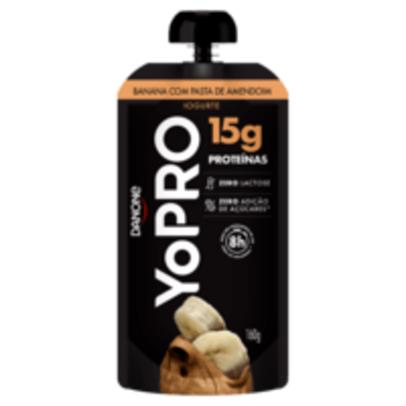 Yopro-Pouch-Banana-Com-Pasta-De-Amendoim-15G-De-Proteinas-160G
