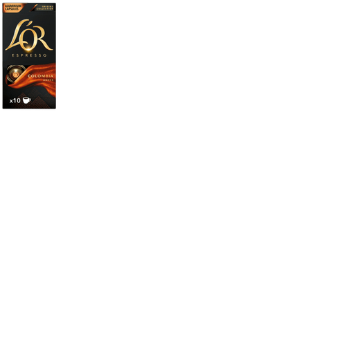 Café em Cápsula Torrado e Moído Espresso Colômbia L'or Origins Collection Caixa 52g 10 Unidades