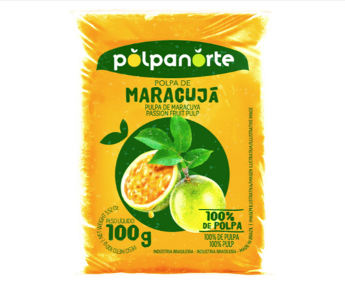 Polpa de Fruta Maracujá Polpanorte 100g
