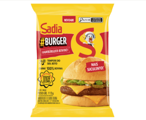 Hamburguer Bovino Sadia Burguer 113g