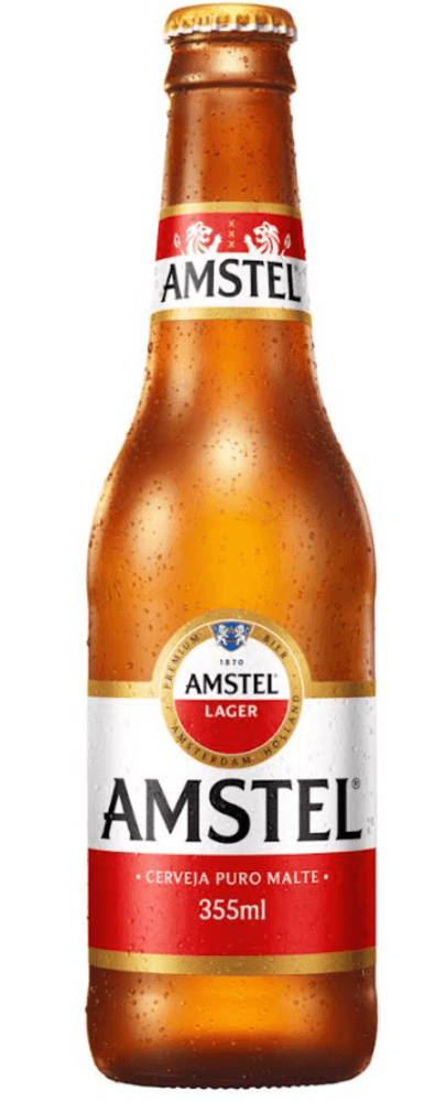 Cerveja Lager Premium Puro Malte Amstel Garrafa 355ml