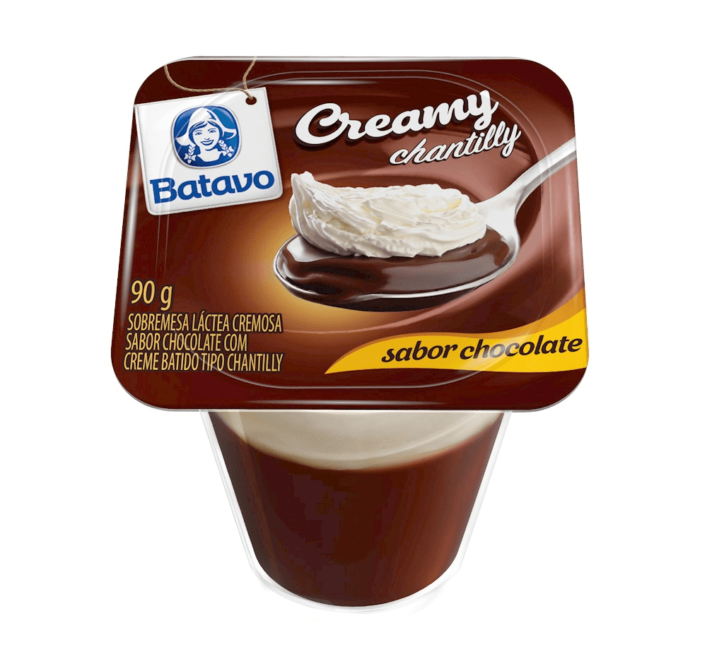 Sobremesa Batavo Creamy Chantilly Chocolate 90g