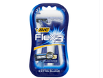 Aparelho-Descartavel-para-Barbear-Extra-Suave-Cabo-Antiderrapante-Bic-Flex-3-2-Unidades