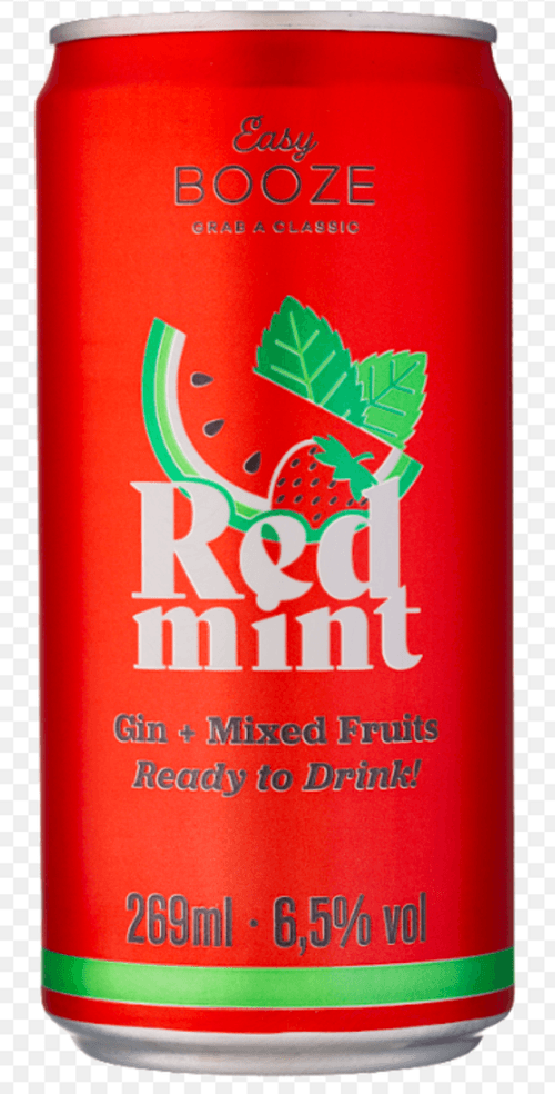 Bebida Mista Easy Booze Red Mint 269ml Lata