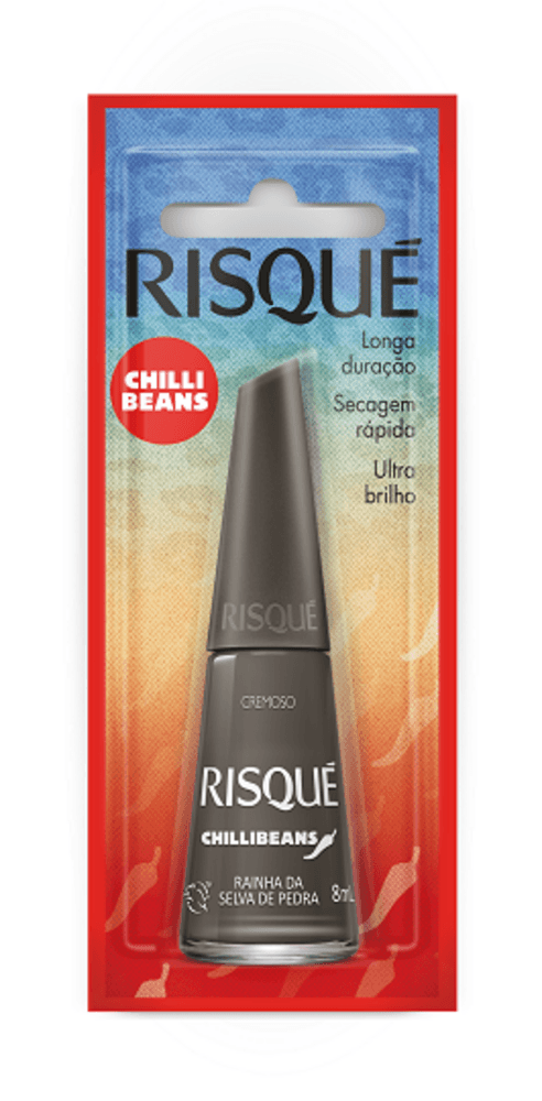 ESM RISQUE CHILLIBEANS 1UN-SM CREM RAINHA DA SELVA DE PEDRA