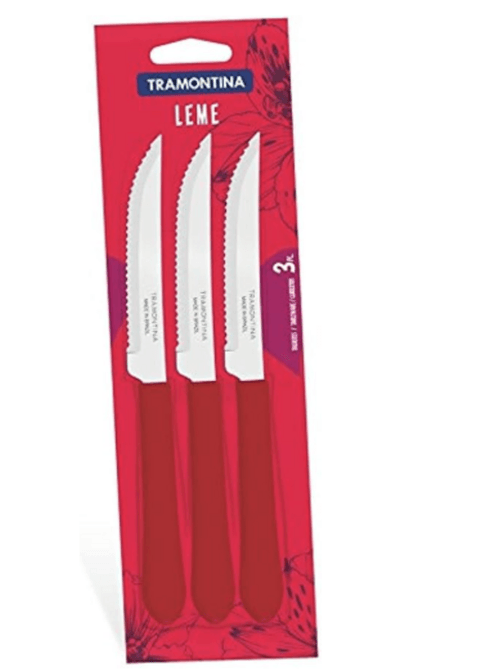 CONJ FACAS CHUR INOX 3PC LEME VER