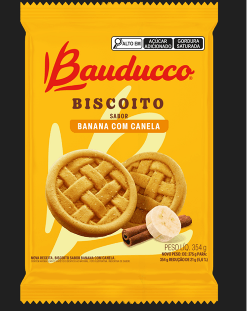 BISC AMANT BAUDUCCO 354G-PC BANANA/CANELA