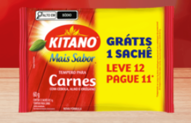 Tempero-em-Po-para-Carnes-com-Cebola-Alho-e-Oregano-Kitano-Mais-Sabor-Pacote-60g-Leve-12-Pague-11-Unidades-de-5g-Cada