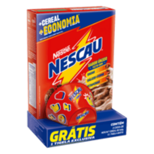 Kit Cereal Matinal de Milho Chocolate Nescau 540g Grátis Tigela Exclusiva + Econômica