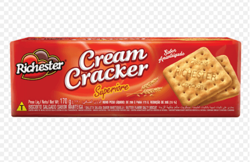 Biscoito Salgado Cream Cracker Amanteigado Richester Superiore Pacote 170g