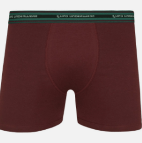 Cueca Alg Lupo Boxer 1un Marsala/P
