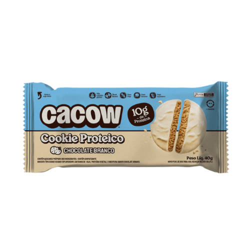 COOKIES VEGAN PROTEICO CACOW 40G