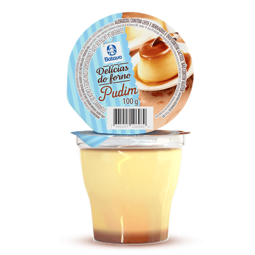 SOBREM BATAVO 100G-BJ PUDIM LEITE