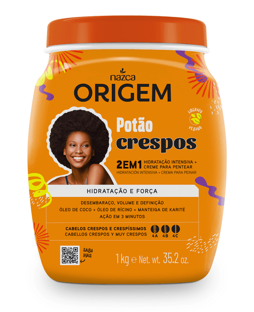 Cr Cab Origem 2em1 Crhid+Cpp 1kg - Potao Crespos