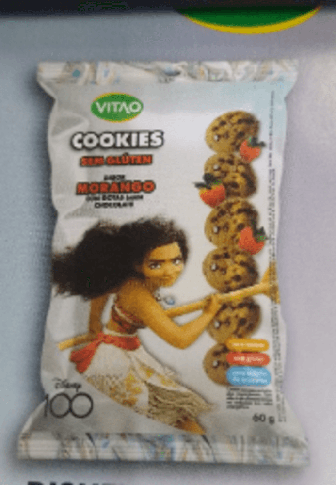 Biscoito-Cookie-Vegano-Morango-com-Gotas-de-Chocolate-sem-Gluten-sem-Adicao-de-Acucar-Moana-Vitao-Pacote-60g-Disney-100