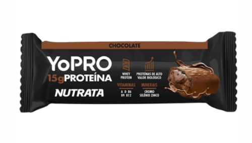 Barra de Proteína Nutrata Yopro Sabor Chocolate 55g