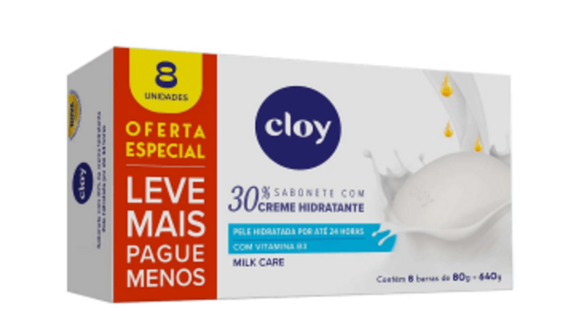 PACK-SABONETE--HIDRATANTE-VEGETAL-MILK-CARE-CLOY---CX-08-640-G