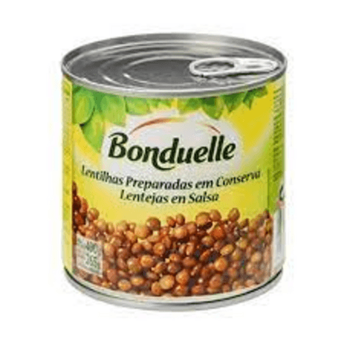 Lentilha Preparadas em Conserva Bonduelle Lata Peso Líquido 400g Peso Drenado 265g