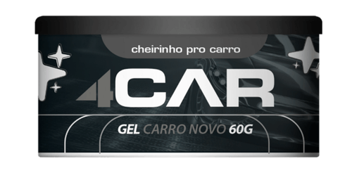 ODORIZ AUTO 4CAR GEL 60G CARRO NOVO