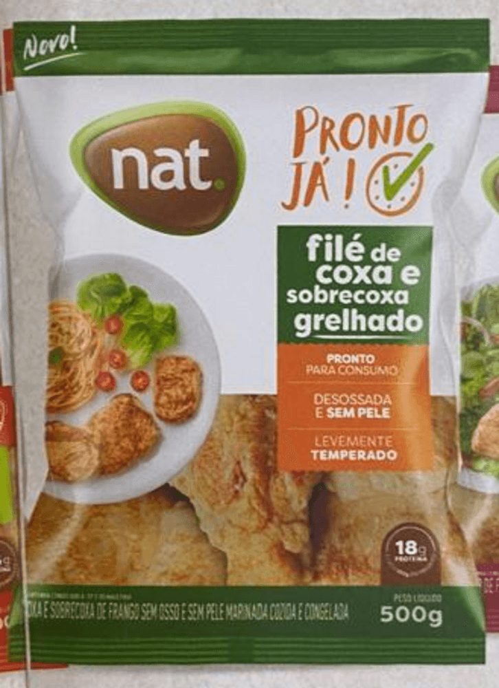 Filé de Coxa e Sobrecoxa NAT IQF Grelhado Embalagem 500g