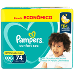 Fralda-Descartavel-Infantil-Pampers-Confort-Sec-XXXG---de-19kg-Pacote-Economico-74-Unidades