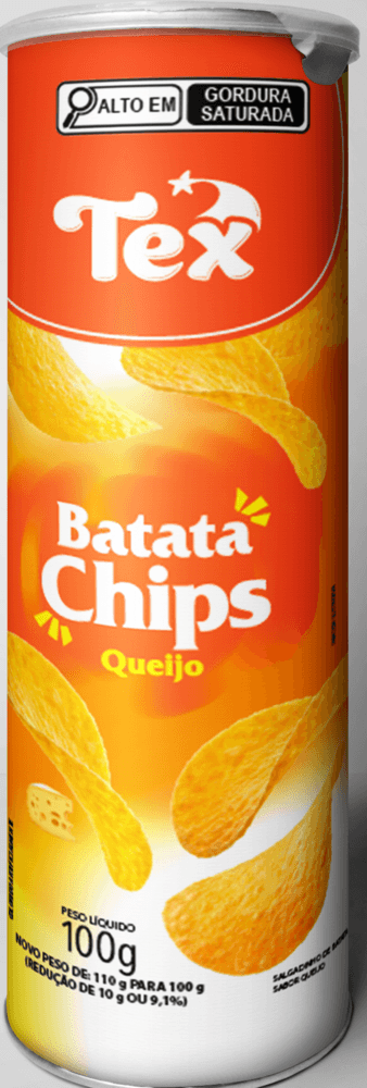 Batata Tex Tubo 100g Queijo
