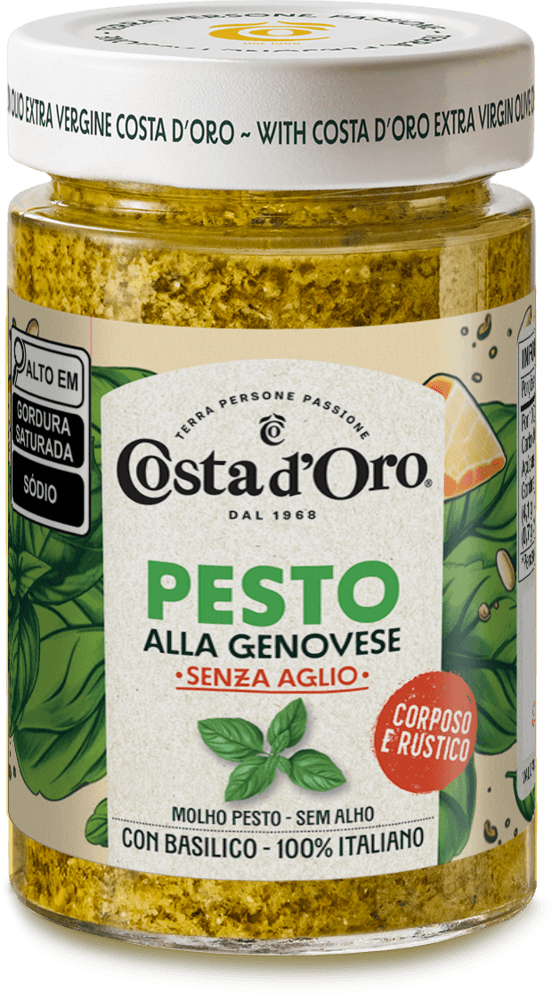 MOLHO ITALIANO COSTA DORO PESTO GENOVESE 190G