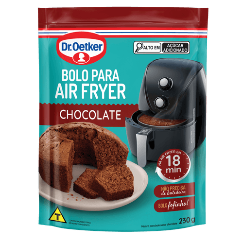 BOLO DR OETKER P AIR FRYER-230G CHOCOLATE