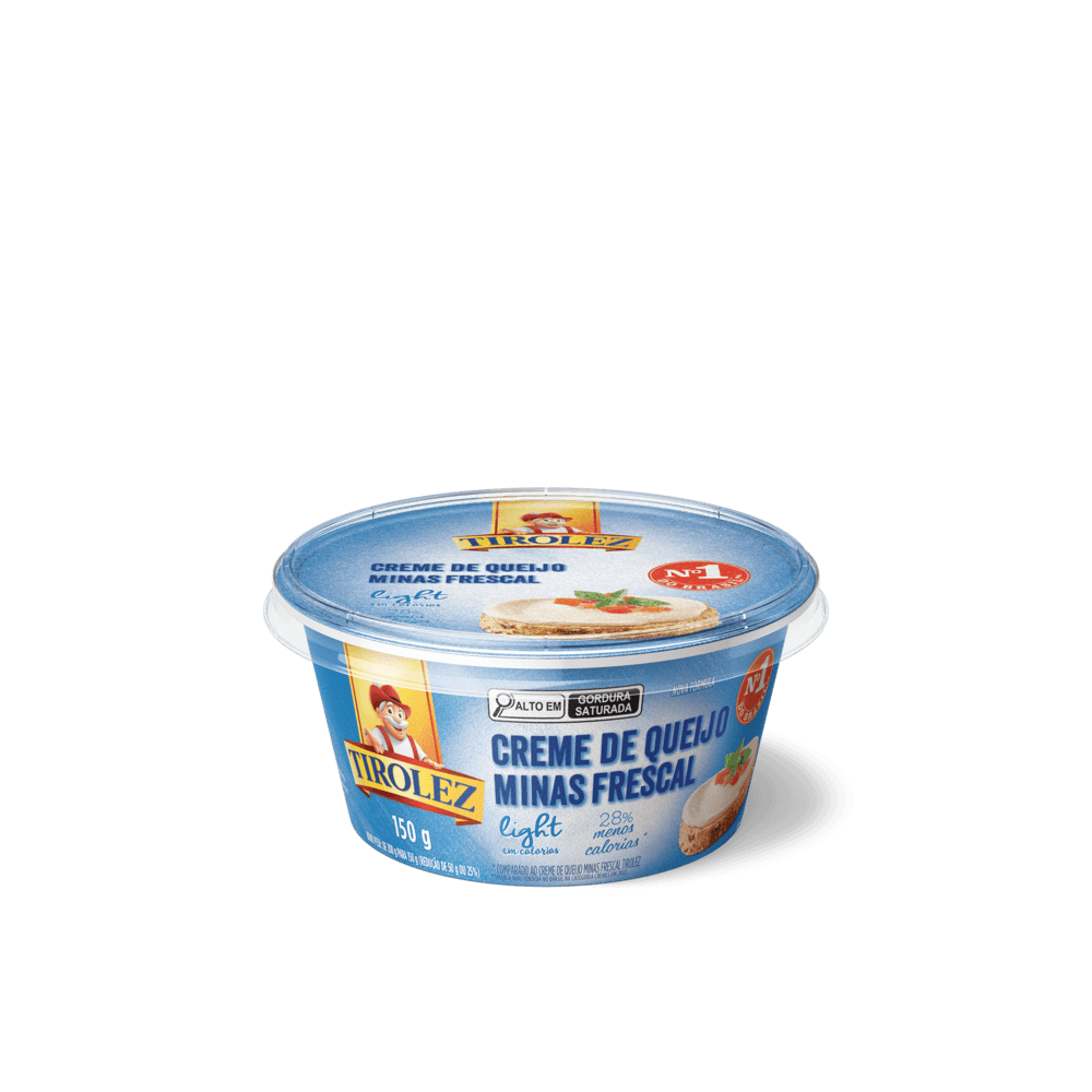Creme de Queijo Minas Tirolez Tradicional 150g