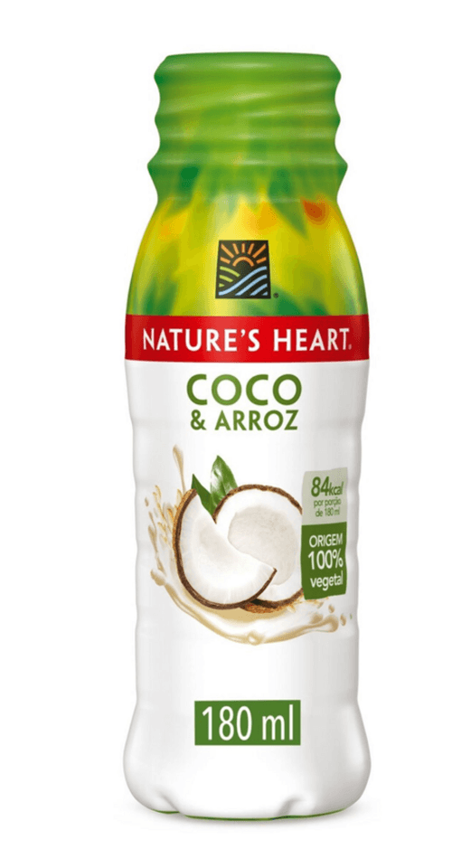 Bebida Vegetal NATURES HEART Sabor Coco 180ml