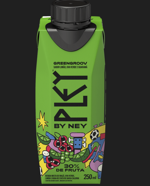BEB MISTA PLAY BY NEY 250ML-UVA/LIMÃO/AGUA DE COCO