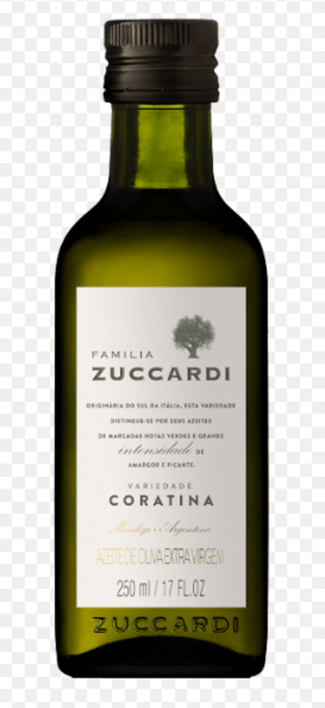 Azeite de Oliva Extra Virgem Argentino Coratina Familia Zuccardi Vidro 250ml