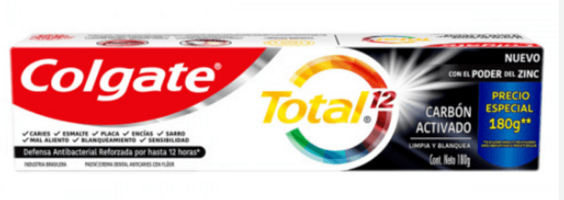 Creme-Dental-Anticarie-com-Fluor-Carvao-Ativado-Colgate-Total-12-Caixa-180g-Preco-Especial