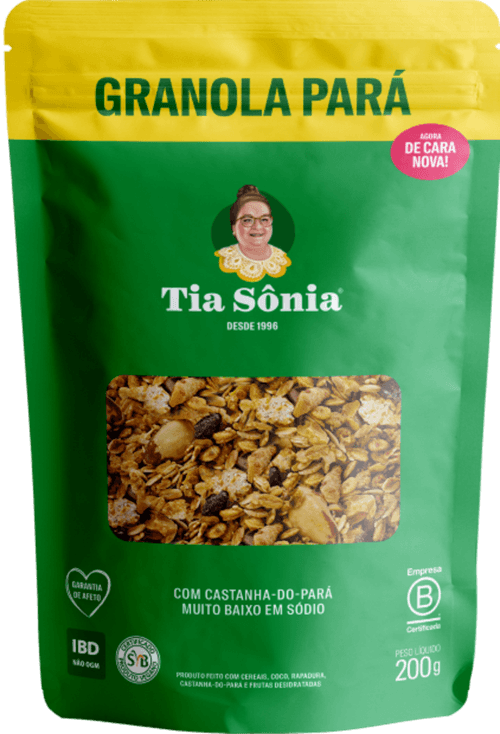Granola Integral Tia Sônia Castanha-do-Pará Pacote 200g