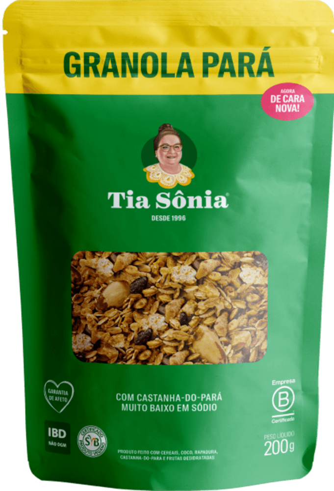 Granola-Integral-Tia-Sonia-Castanha-do-Para-Pacote-200g
