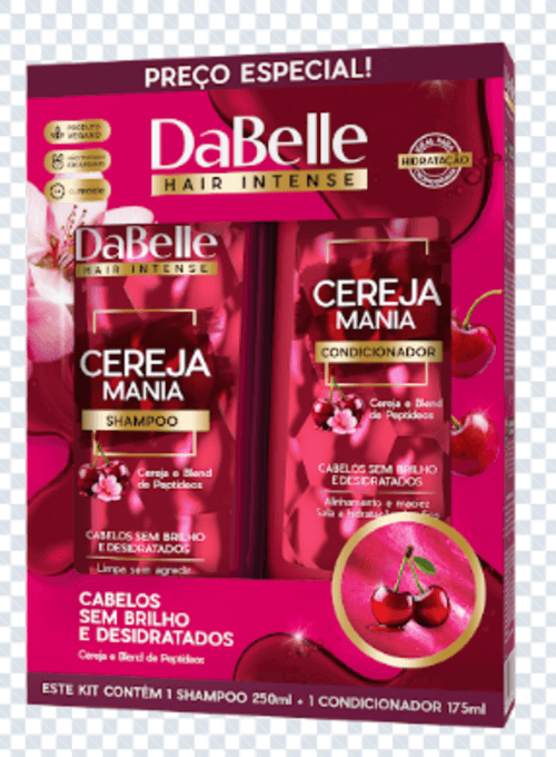 KIT DABELLE SH 250ML+CO 175ML CEREJA MANIA