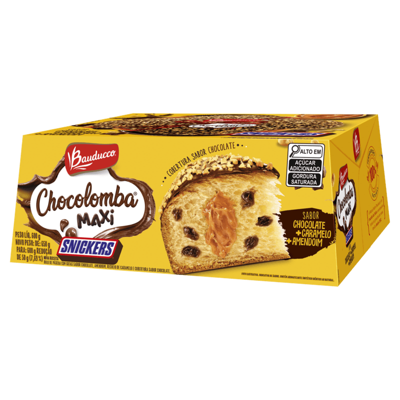 Bolo-de-Pascoa-com-Gotas-de-Chocolate-Amendoim-Recheio-Snickers-Caramelo-e-Cobertura-Chocolate-Bauducco-Chocolomba-Maxi-Caixa-600g