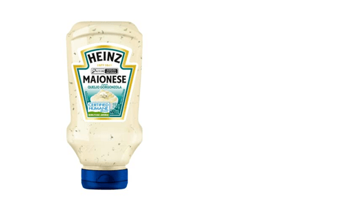 Maionese Heinz com Queijo Gorgonzola Squeeze 215g