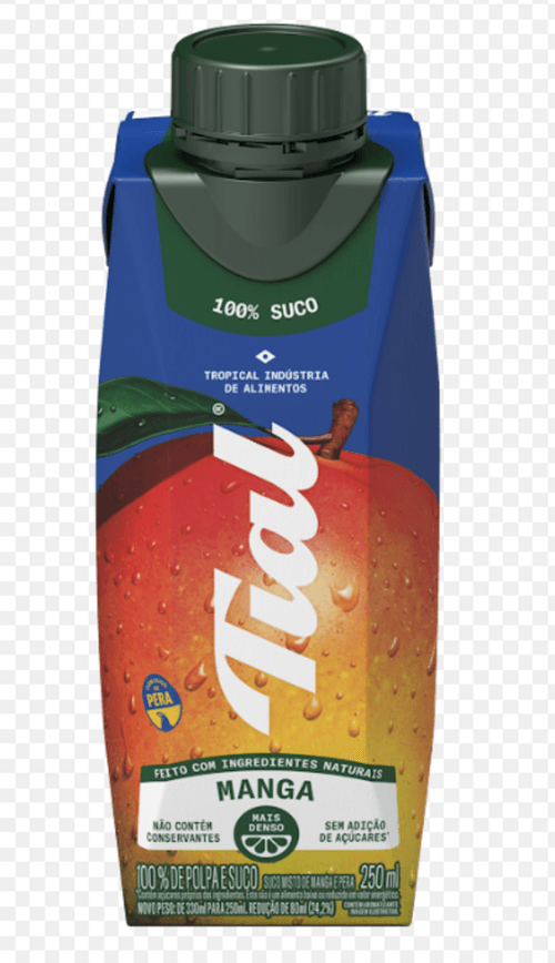 SUCO MISTO TIAL 100% 250ML- MANGA COM PERA