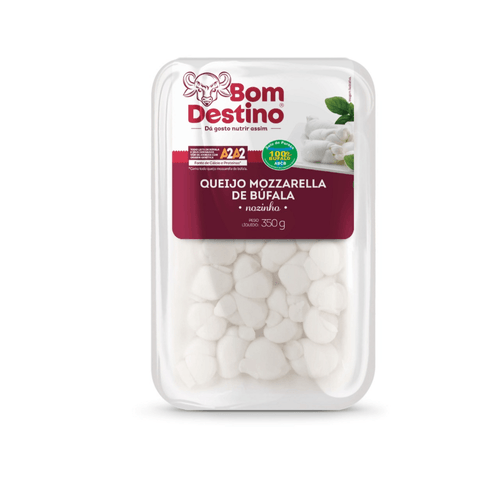 Queijo Mozzarella de Búfala Nozinho Bom Destino 350g