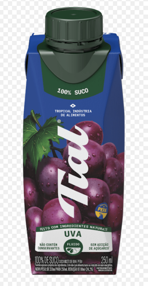 SUCO MISTO TIAL 100% 250ML- UVA E PERA