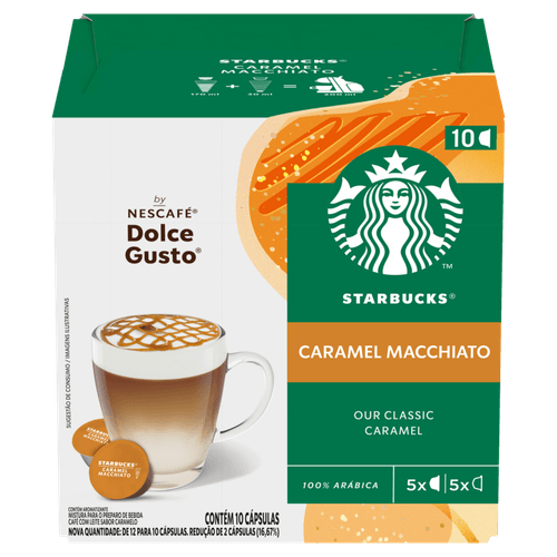 Starbucks®  Caramel Macchiato By Nescafé® Dolce Gusto® - 10 Cápsulas
