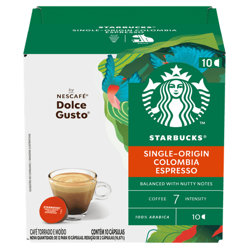 Starbucks®  Espresso Colombia By Nescafé® Dolce Gusto® - 10 Cápsulas