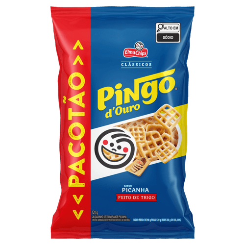 Salgadinho Picanha Elma Chips Pingo Douro 120G