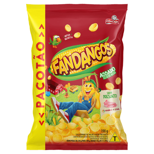 Salgadinho Presunto Elma Chips Fandangos 190G